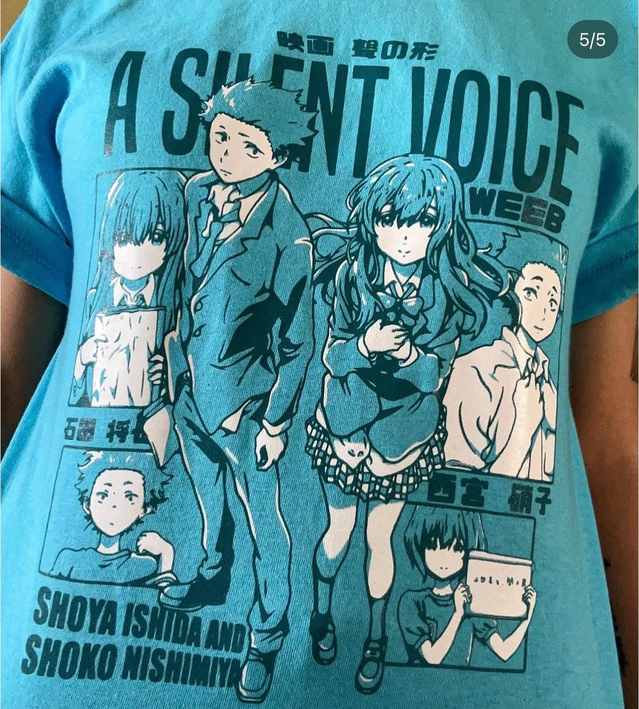 Playera a silent voice