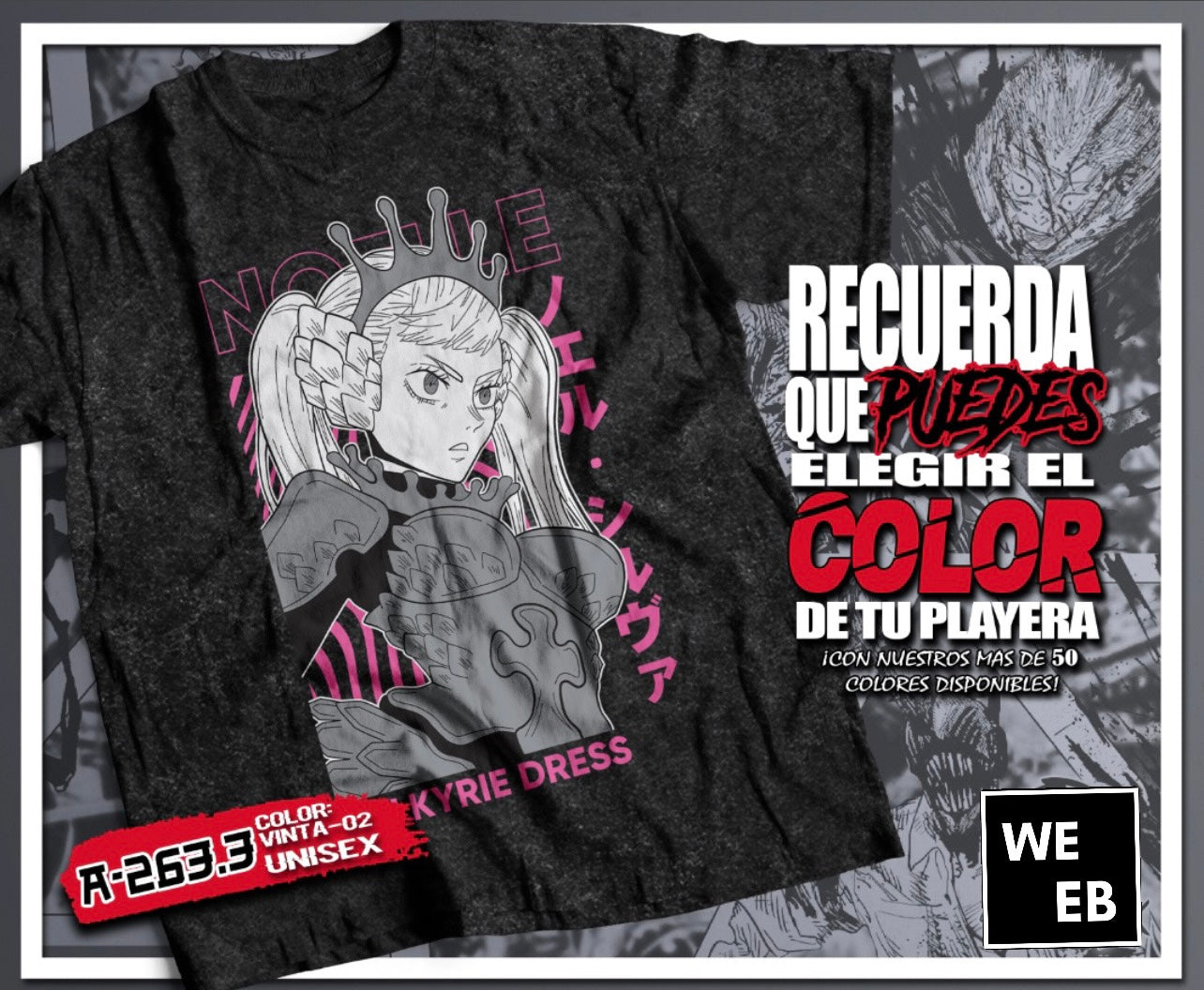 Playera Black Clover