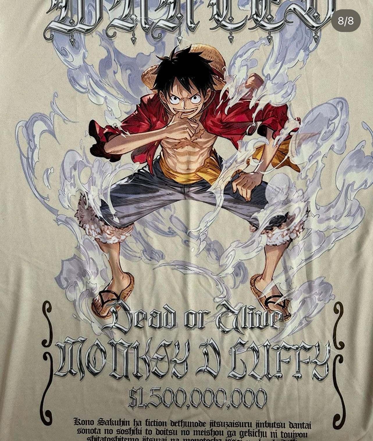 Playera Luffy