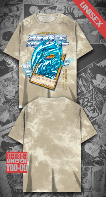 Dragón blanco ojos azules