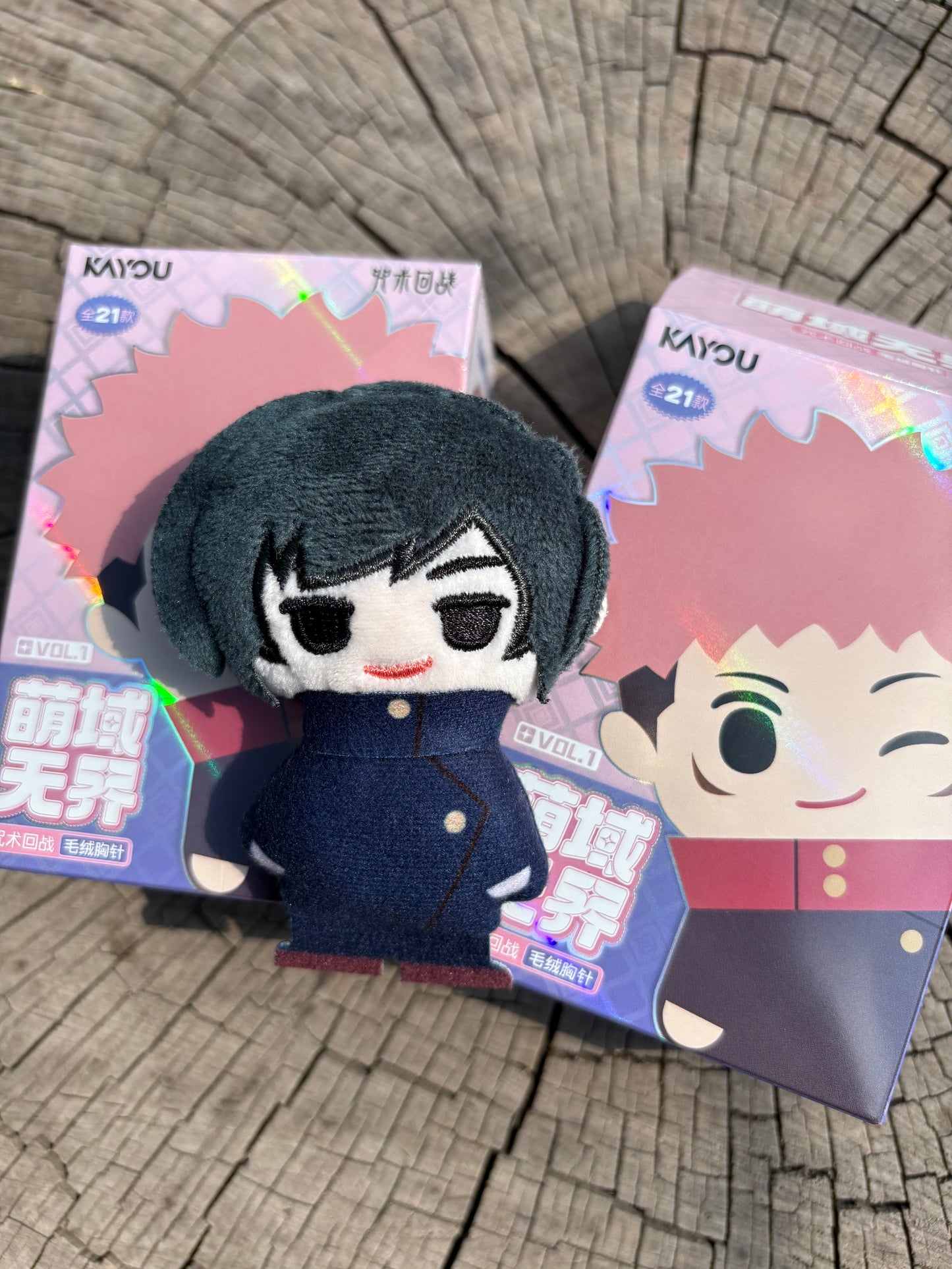 Broche de peluche jujutsu kaisen blind box