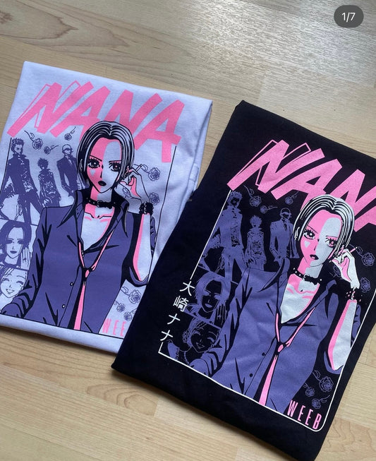 Playera nana tipo oversize