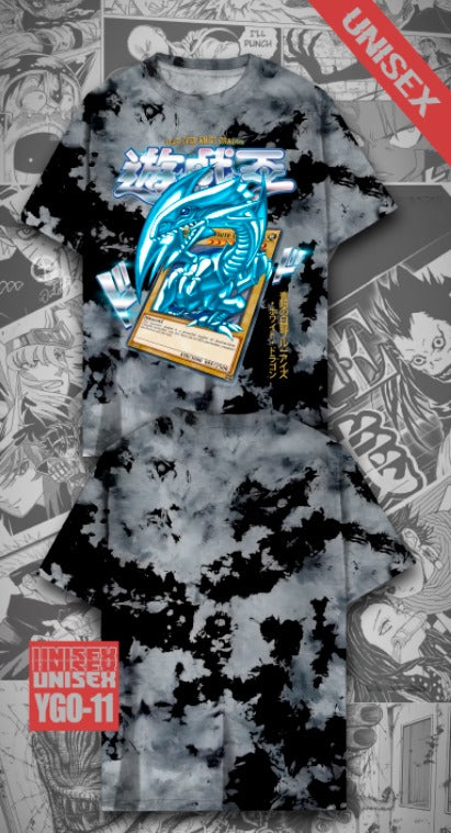 Dragón blanco ojos azules