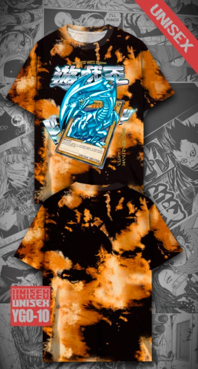 Dragón blanco ojos azules